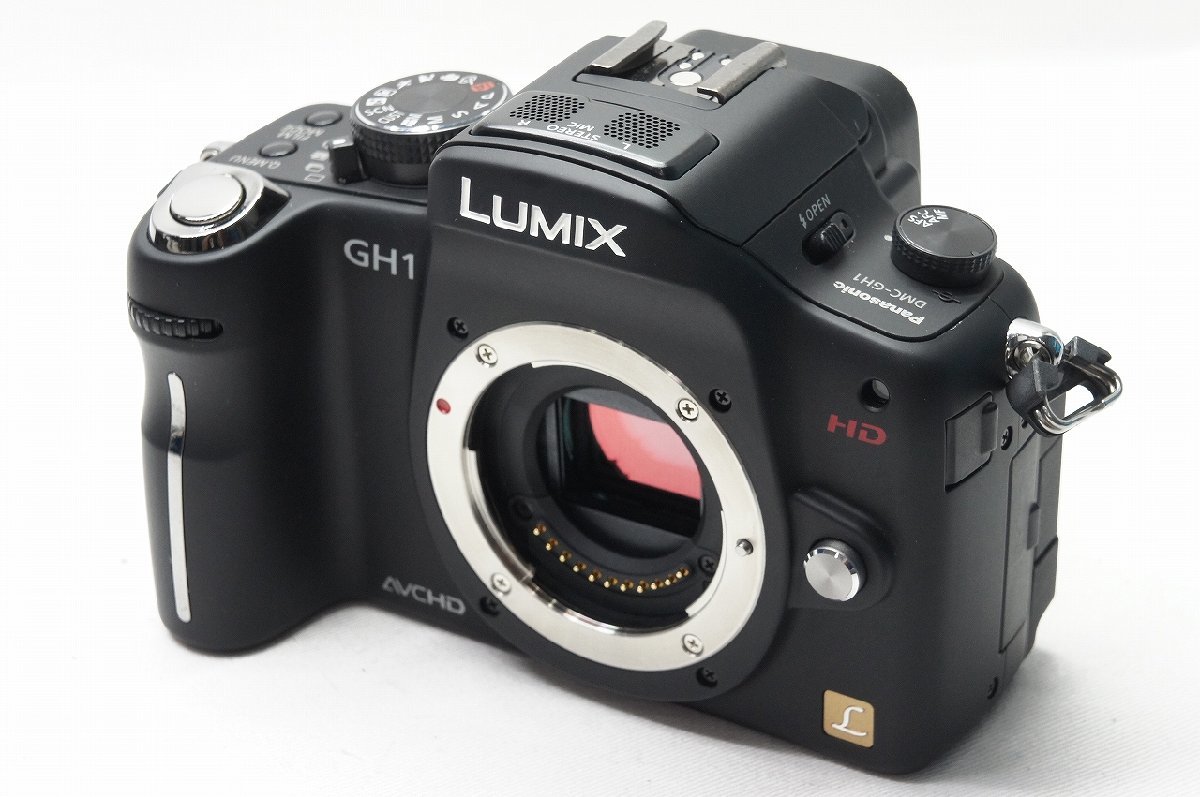 【アルプスカメラ】良品 Panasonic パナソニック LUMIX DMC-GH1 ボディ ミラーレス一眼カメラ ブラック 230806m_画像2