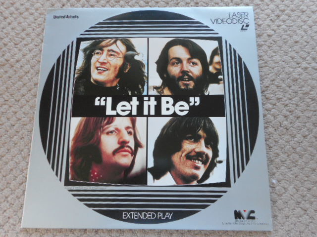 THE BEATLES/ザ・ビートルズ"LET IT BE"レアな定番中の定番必至アイテム・レ-ザーディスク！美JACKET良盤品！PRINTED IN JAPAN!の画像1