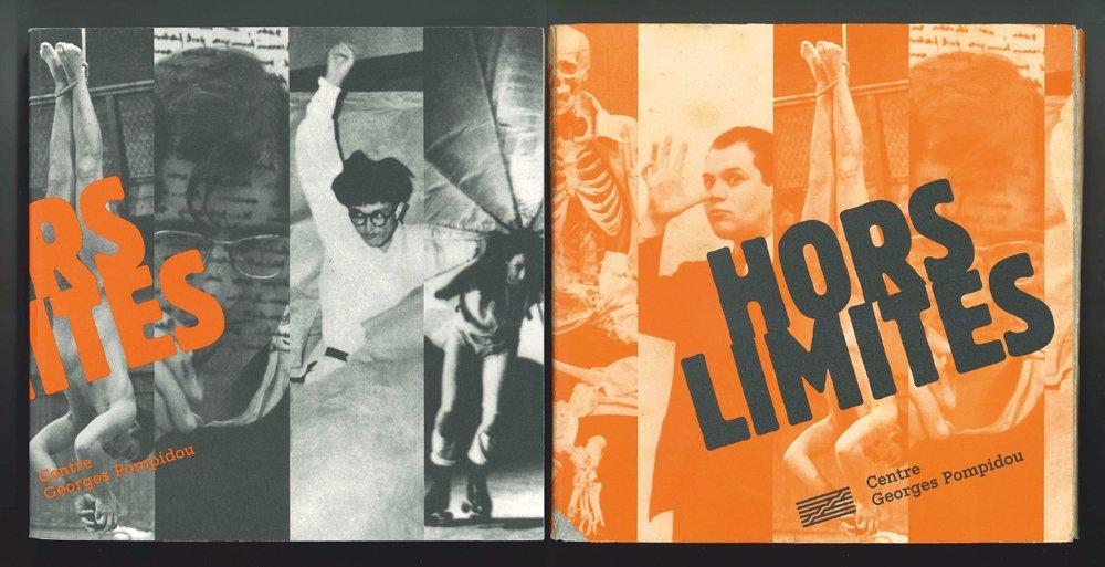 激安特価 【芸術】HORS Pompidou　パリ　1994年　筒袋入　仏語　フランス　インスタレーション　空間芸術【美術】 Georges LIMITES　Centre その他