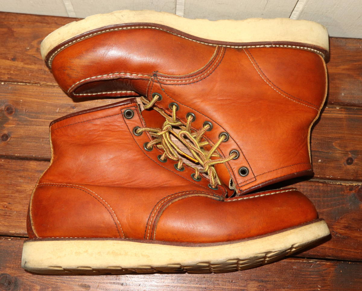 90年代　縦羽タグ　RED WING　レッドウィング　875　アイリッシュセッター　９ 1/2E　２７．５㎝　／　9.5　レッドウイング　ブーツ