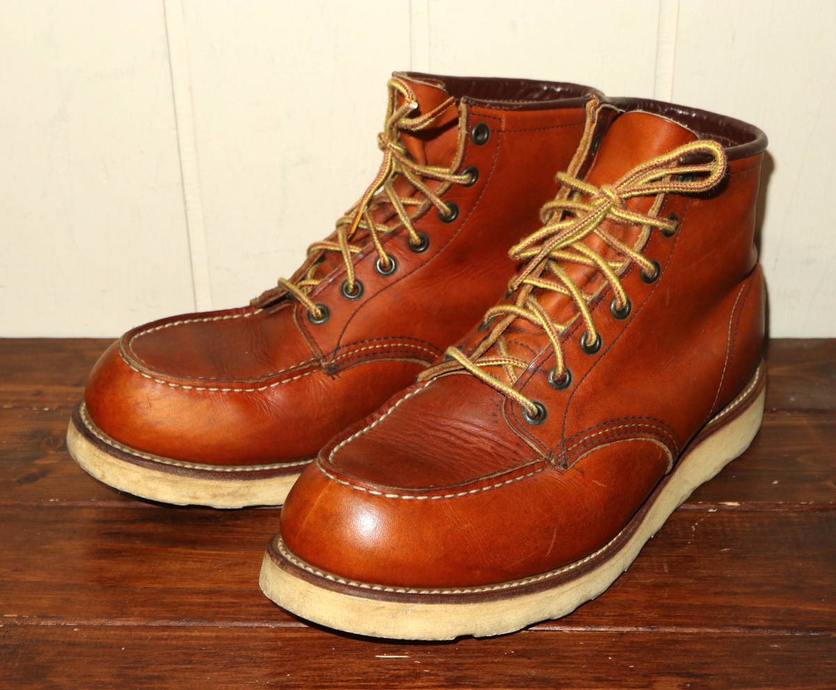 90年代　縦羽タグ　RED WING　レッドウィング　875　アイリッシュセッター　９ 1/2E　２７．５㎝　／　9.5　レッドウイング　ブーツ