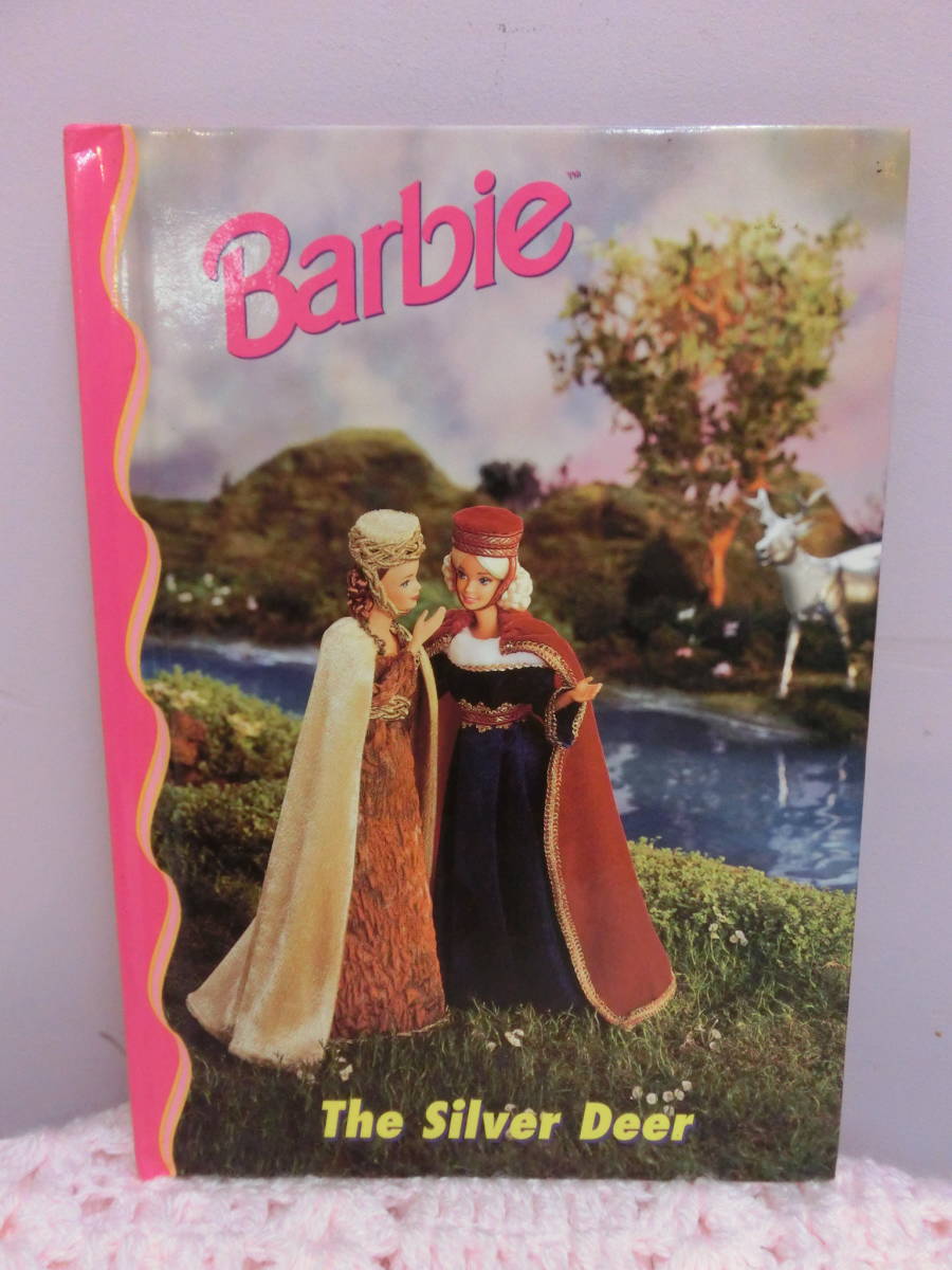 バービー 90s ビンテージ 絵本 洋書 本 プリンセス お姫様 1998年 ピクチャー ストーリー ブック◆Barbie USA ファンシー ピンク 人形の画像1