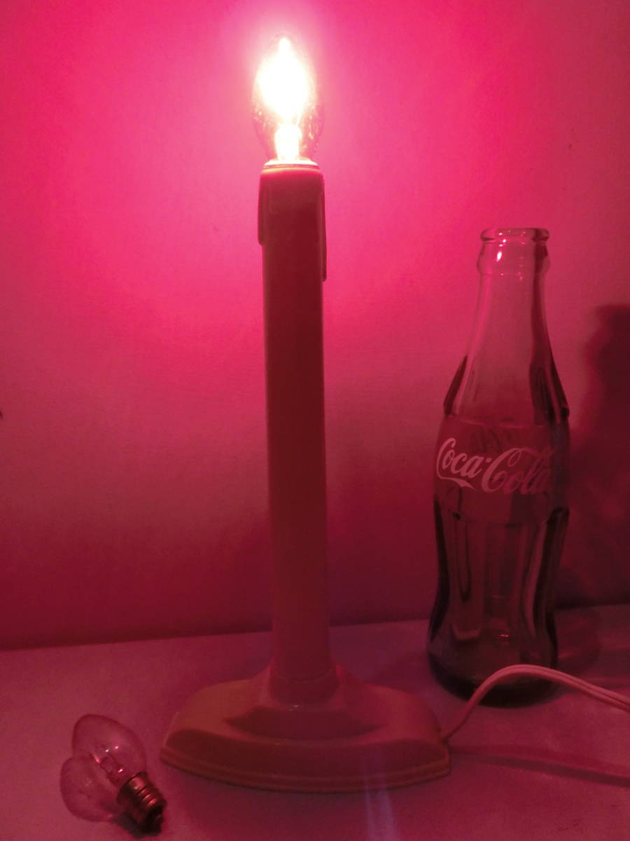 ロウソク キャンドル型 ライト ビンテージ インテリア ディスプレイ antique VINTAGE candle lightクリスマス デコレーション アンティーク_画像5