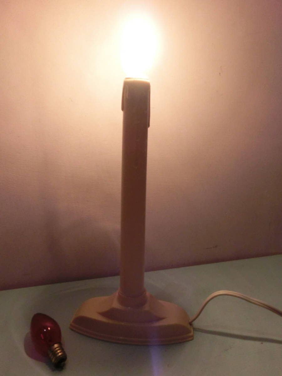 ロウソク キャンドル型 ライト ビンテージ インテリア ディスプレイ antique VINTAGE candle lightクリスマス デコレーション アンティーク_画像6