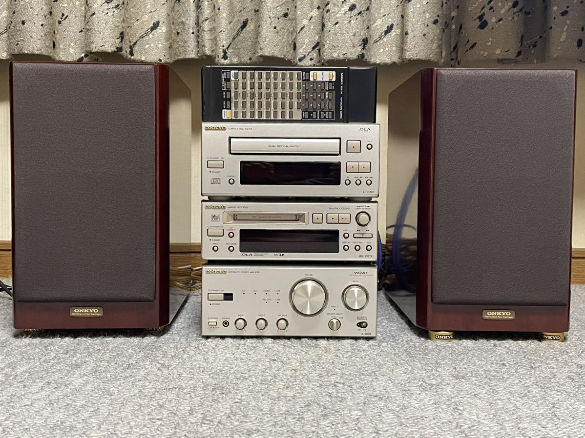 在庫有】 ONKYO FR-7GX D-S7GX オンキョー CD MD コンポ MDコンポ