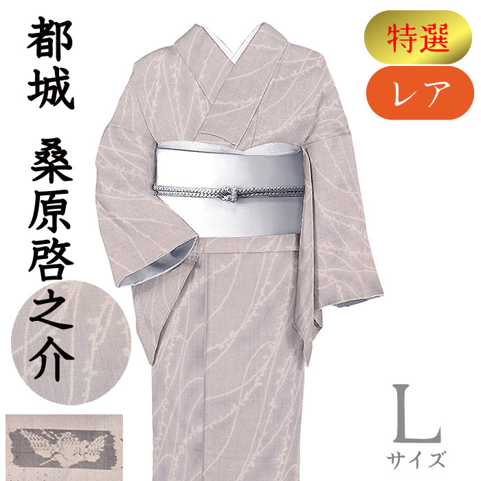 最新作の 着物だいやす 537□大島紬□レア♪都城大島紬 桑原啓之介 淡