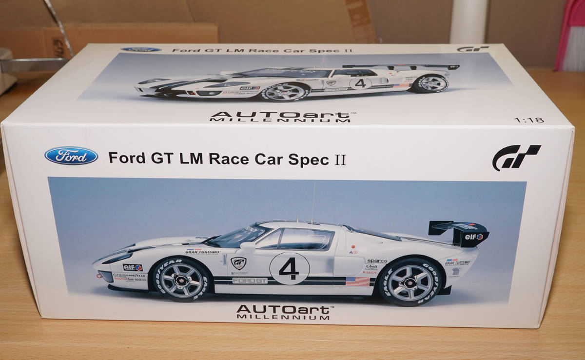 1/18 オートアート グランツーリスモ GRAN TURISMO Ford GT LM Race Car SPEC Ⅱ ほぼ新品未開封 送料無料