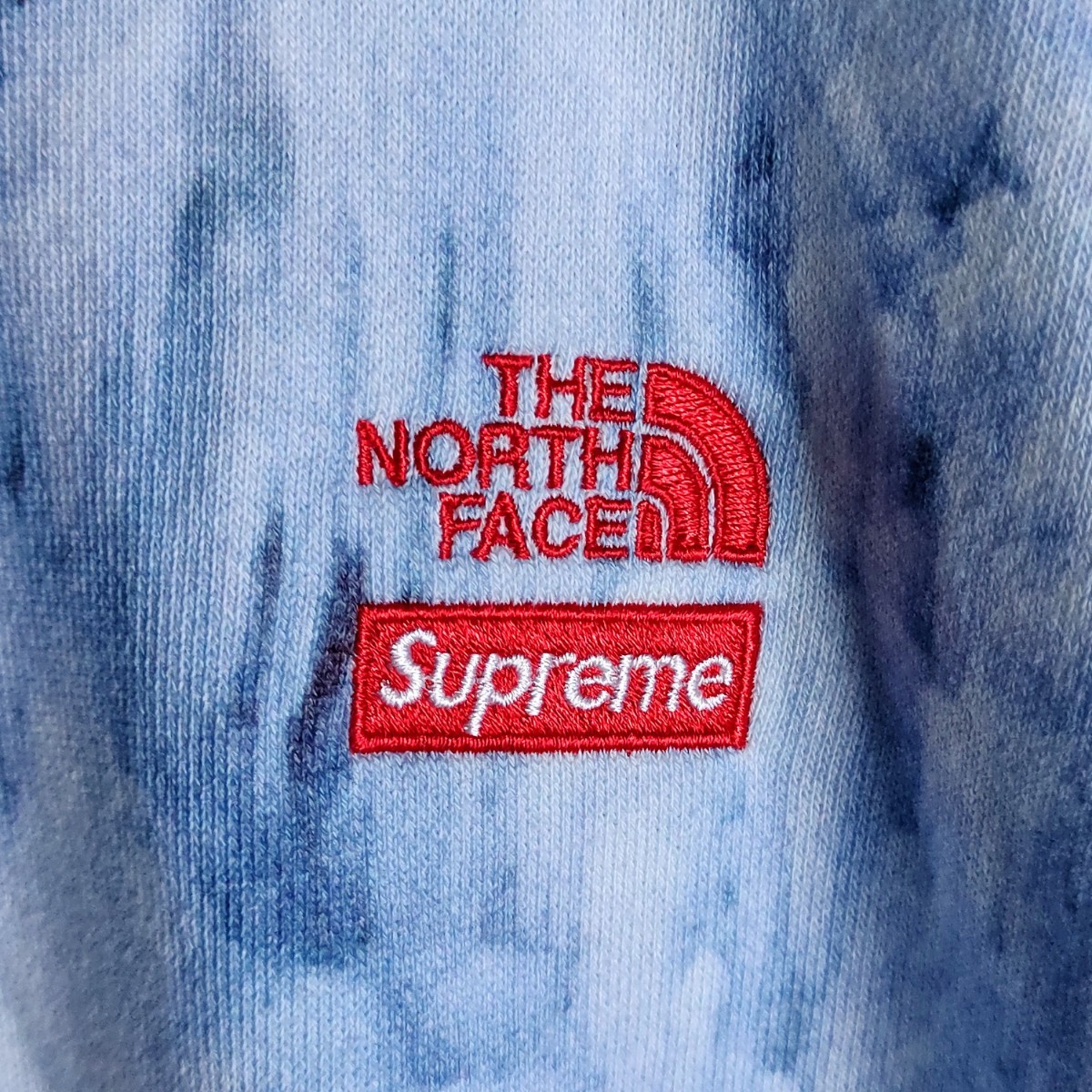 【最高デザイン】Supreme × THE NORTH FACE☆ICE CLIMB HOODED SWEAT パーカー　水色  シュプリーム×ノースフェイス アイスクライム 総柄