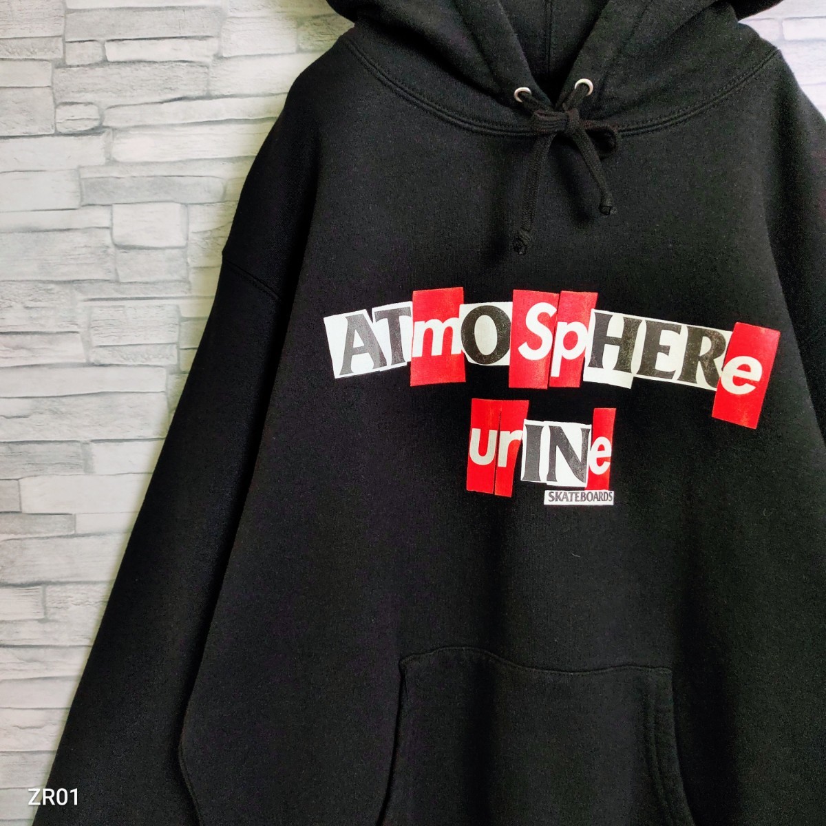 入手困難】Supreme×ANTIHERO 人気コラボ プルオーバーパーカー BLACK