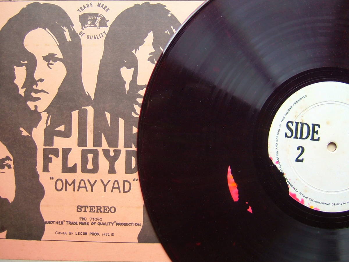 【好評にて期間延長】 OMAYYAD FLOYD PINK / A-1/B-2 515 PF / VINYL ERROR TMOQ Pink Floyd