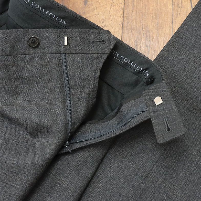 秋冬/LANVIN COLLECTION/76cm/スラックス パンツ なめらかウール100