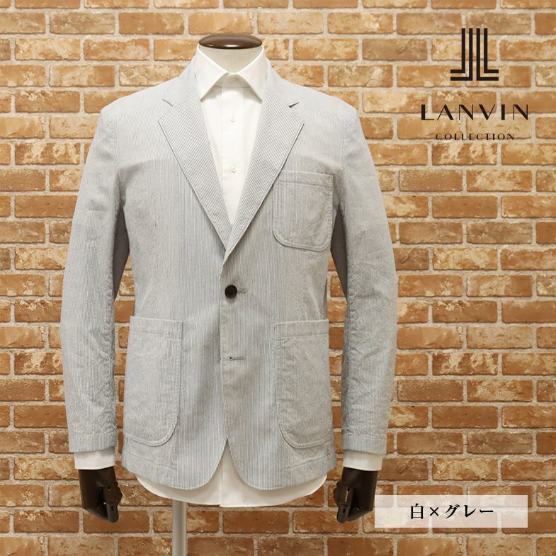 3年保証』 ジャケット COLLECTION/48サイズ/アンコン 春夏/LANVIN FINX