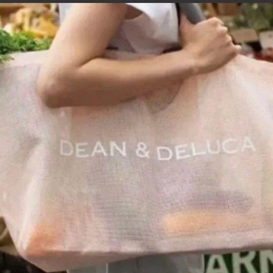 DEAN&DELUCA ディーン＆デルーカ メッシュトートバッグ 　ピンク 