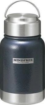 真空二重構造ステンレスミニボトル350mL MINDFREEネイビー1本