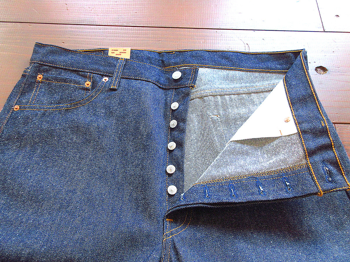 ビンテージ90’s●DEADSTOCK Levi’s 501表記W38L40●230811k5-m-pnt-jns-w38 1990sリーバイスジーンズデッドストックデニム_画像6