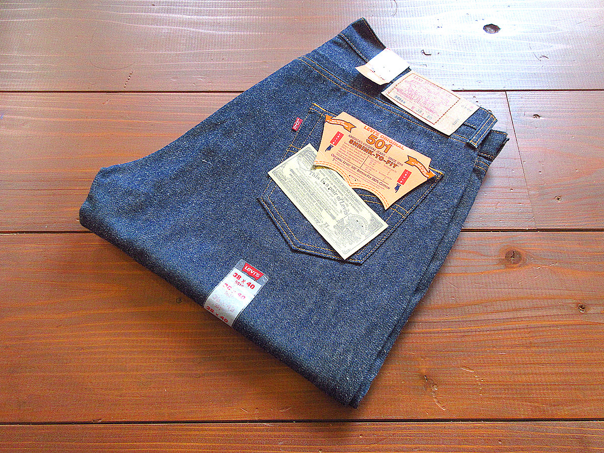 ビンテージ90’s●DEADSTOCK Levi’s 501表記W38L40●230811k5-m-pnt-jns-w38 1990sリーバイスジーンズデッドストックデニム_画像1