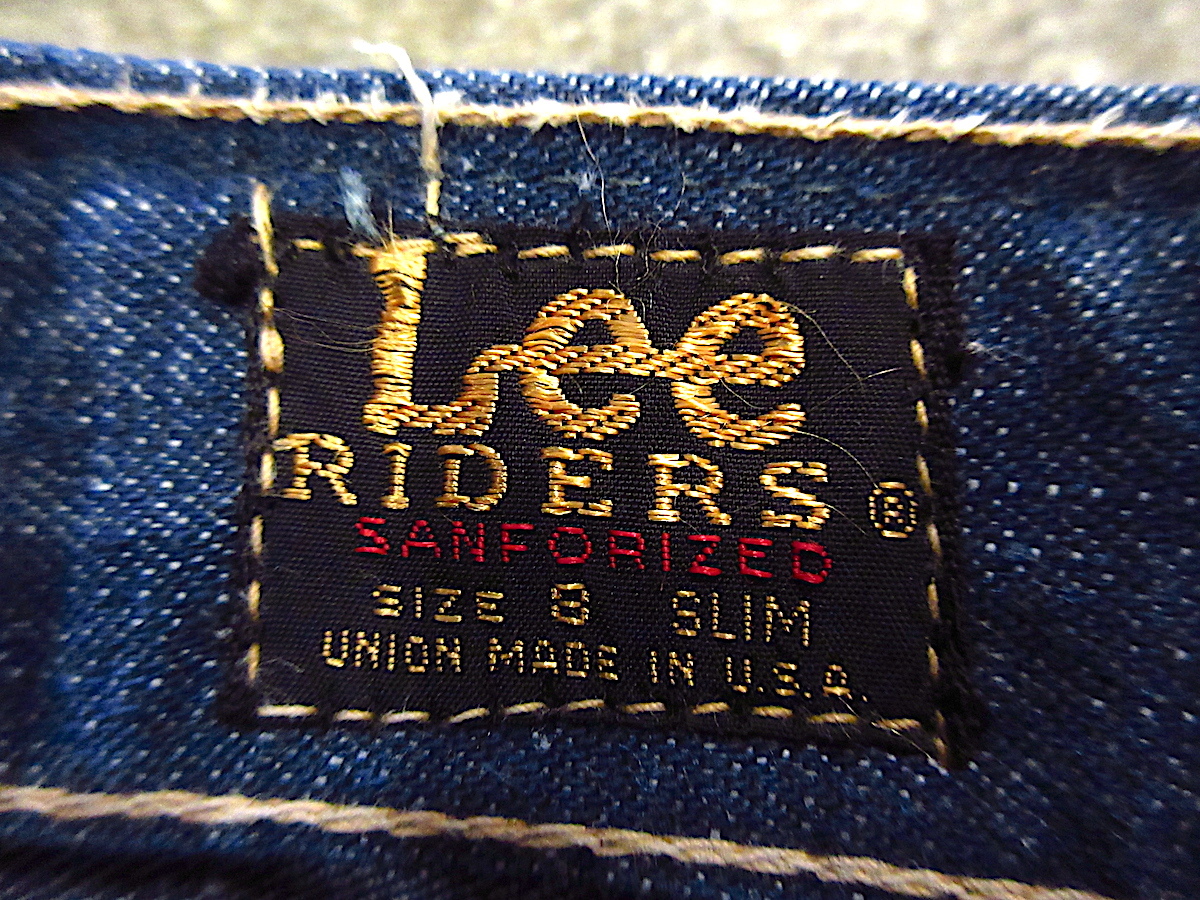 ビンテージ60's●Lee RIDERSキッズデニムパンツsize 8●230821c8-k-pnt-jns-w17 1960sリージーンズボトムス子供服_画像4