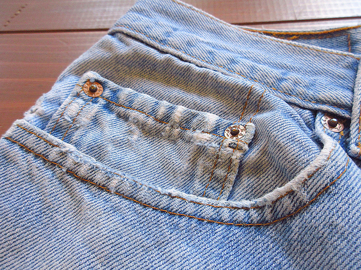 ビンテージ2000’s●Levi’s 550実寸W82cm●230826j5-m-pnt-jns-W32古着00sリーバイスデニムメキシコ製_画像9