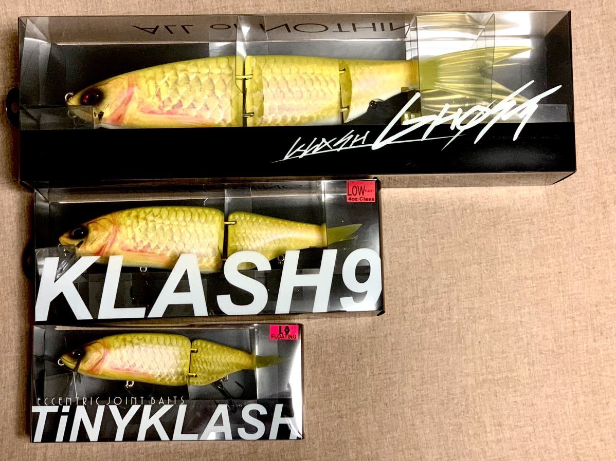新品未使用!送料無料!DRT×NCW DCX魚酔セット GHOST KLASH9 TiNYKLASH