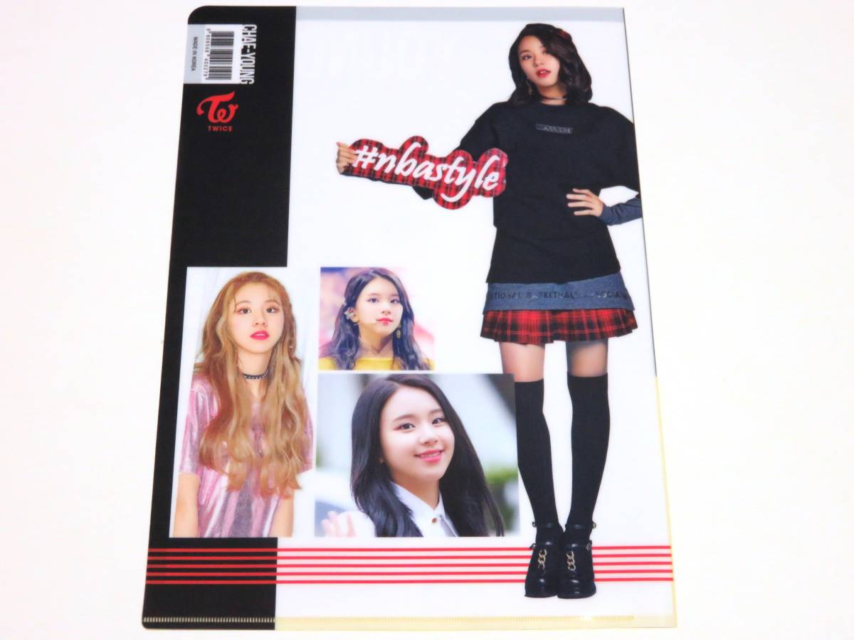 送無) TWICE/トゥワイス CHAEYOUNG チェヨン★A4 クリアファイル 新品 WUの画像2