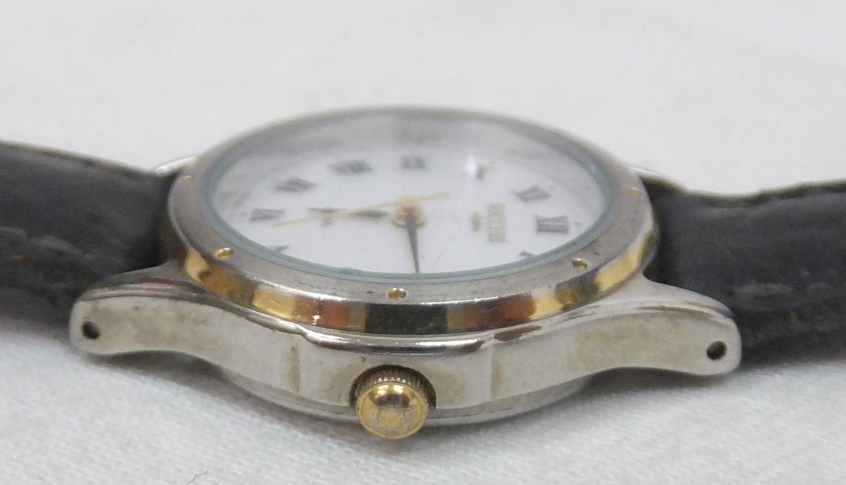 【中古動作品】★SEIKO ALBA SUCCESS alpha 3針クォーツ レディース腕時計 V701-1R10 ベルト社外品_画像3