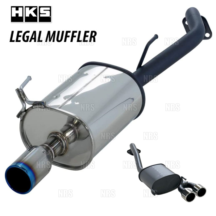 HKS エッチケーエス LEGAL MUFFLER リーガル マフラー ジムニー/ジムニー シエラ JB64W/JB74W R06A/K15B 18/7～ (31013-AS020_画像1