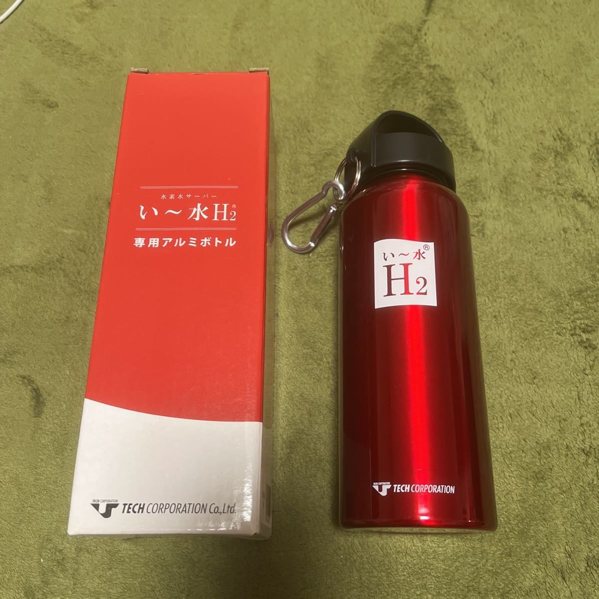 【新品未使用】い〜みず　H2 専用　アルミボトル　〈red〉 500ml