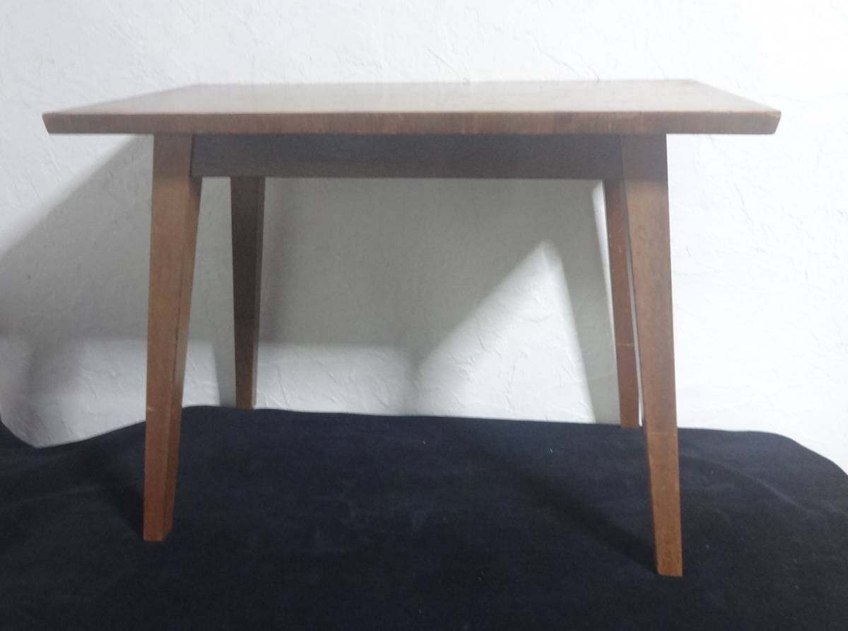 Showa Retro antique wooden table old furniture Vintage put pcs 