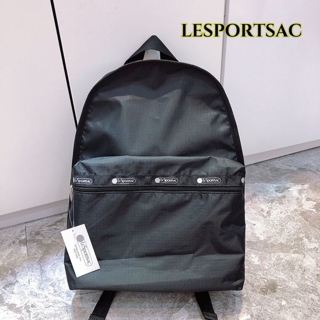 新品 LeSportsac 定番ブラック バックパック リュック レスポートサック