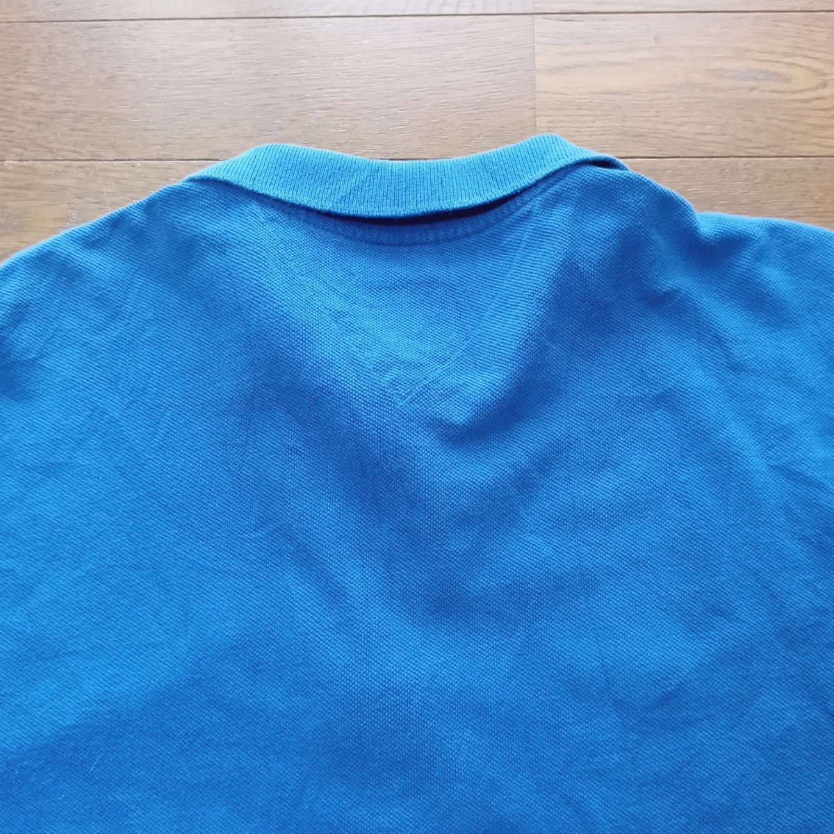 093【格安】TOMMY HILFIGER トミーヒルフィガー 半袖ポロシャツ メンズＬ ブルーの画像8