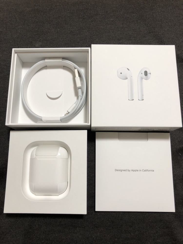 Apple純正AirPods 第2世代MV7N2J/A 充電ケース＋lighteningケーブル