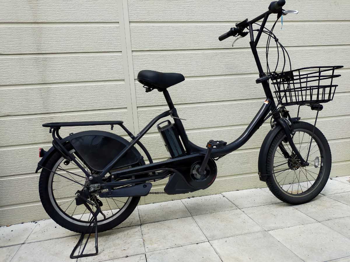  Yamaha YAMAHA electric bike 20 -inch X957 2014 year interior 3 step shifting gears 6.2Ah battery * charger service being completed bicycle! 090902