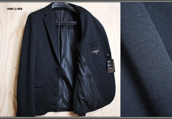 【 大感謝セール】 新品 コムサメン 秋冬 ウォッシャブル ウール ジャージ アンコン ジャケットLL/XL黒/定価4.2万円/COMME CA MEN XLサイズ以上 【 大感謝セール】 新品 コムサメン 秋冬 ウォッシャブル ウール ジャージ アンコン ジャケットLL/XL黒/定価4.2万円/COMME CA MEN XLサイズ以上