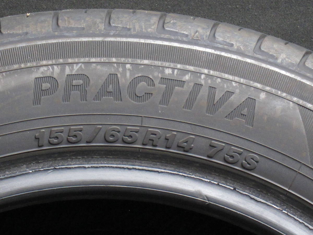 ★☆ 2021年製 PRACTIVA ヨコハマ 155/65R14 2本組み #22138 ☆★_画像4