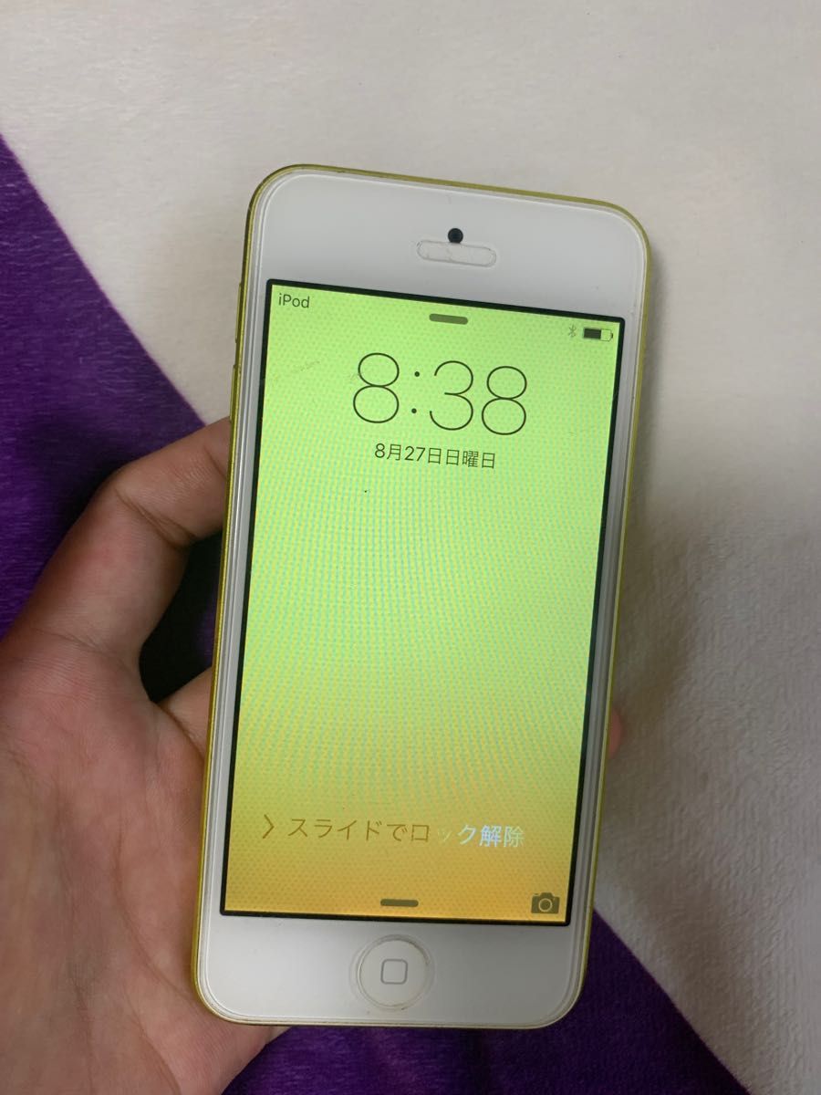 ipod iPod touch 第5世代　Apple 黄色　イエロー