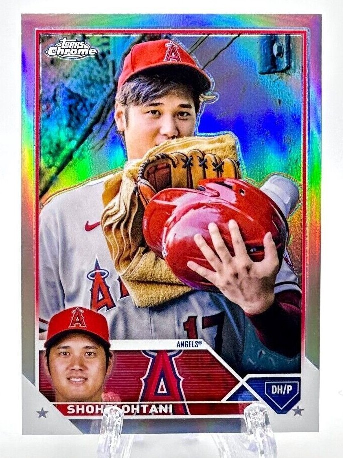 新品本物 SHOHEI #17 CHROME TOPPS 画像違い【2023 SP 希少 大谷翔平