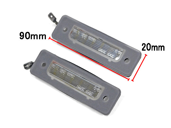 BMW E12 E23 E24 E28 E30 Z1 18 ream (SMD) LED number light / license plate light / lamp 2 piece insertion 63261354665 316i 320i 520i 730i other new goods 