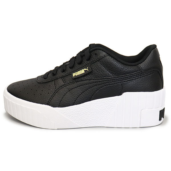 PUMA (プーマ) 373438 CALI ウェッジ ウィメンズ レディース スニーカー 02 プーマブラック-プーマホワイト PM219 24.5cm_PUMA