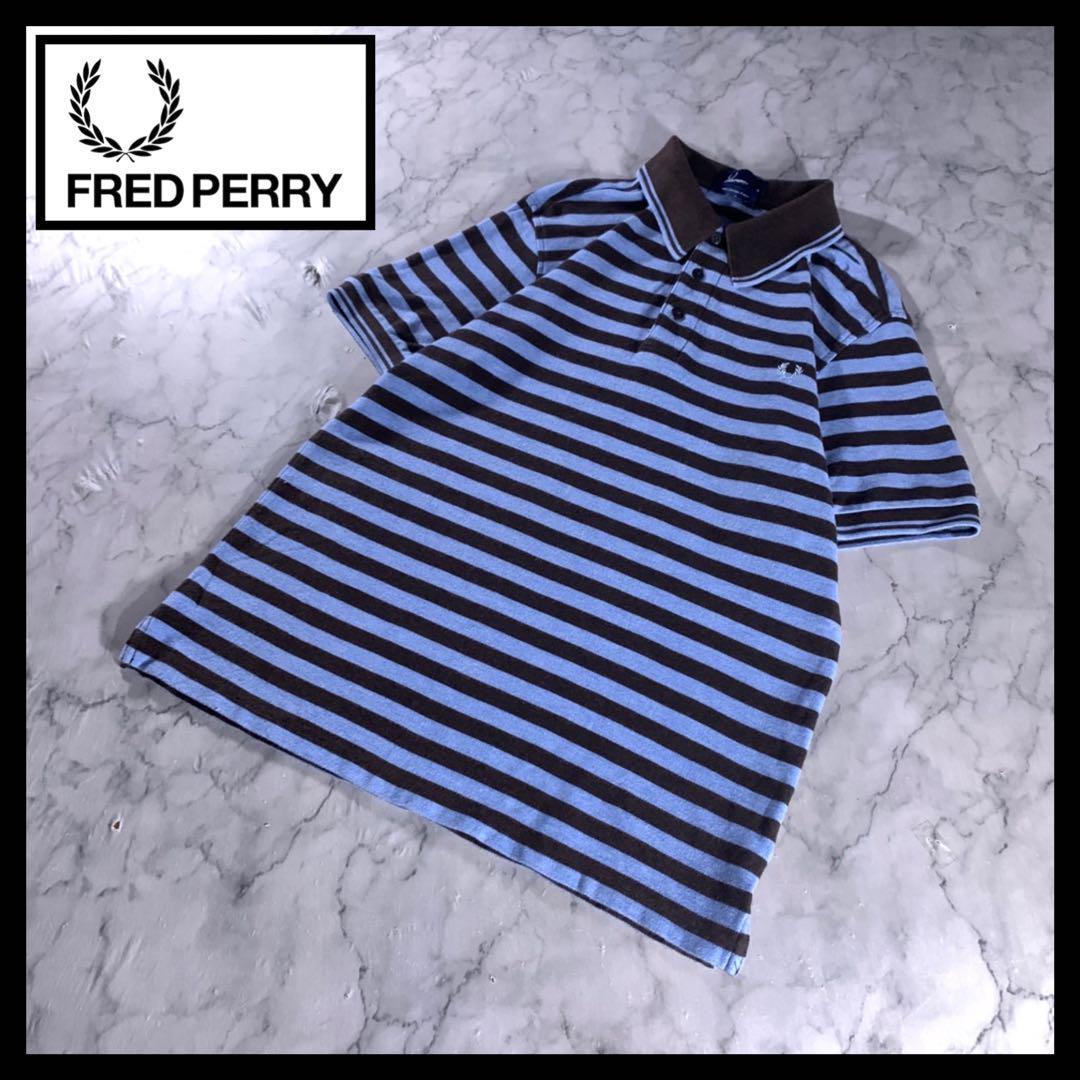 極レア ヴィンテージ フレッドペリー FRED PERRY 刺繍ラガーシャツ-