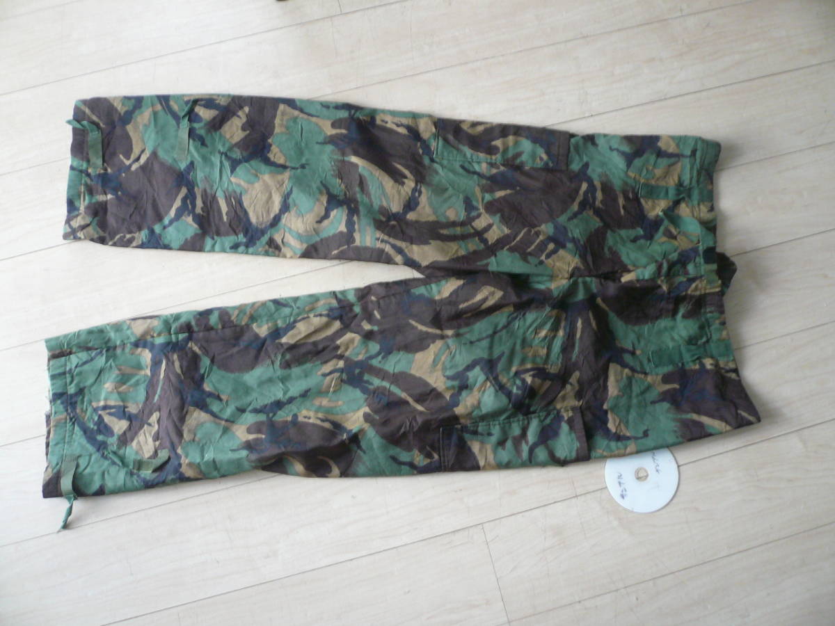 即決有 英軍SUIT PROTECTIVE NBC MkⅢ DPM TROUSERS ケミカルトラウザースパン 迷彩 サスペンダー着用タイプ　送料520円～_画像8