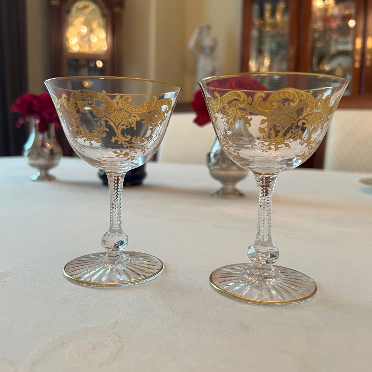 ロブマイヤー 豪華な金彩 シャンパンクープ ワイングラス ゴールド - 食器