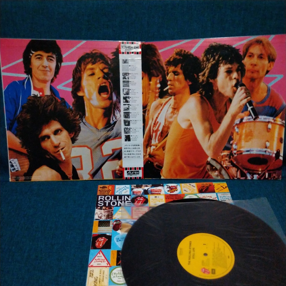【3000円以上購入で1枚プレゼント！】　LP353 Rolling Stones ローリングストーンズ Still Life スティルライフ アメリカンコンサート'81 _画像4