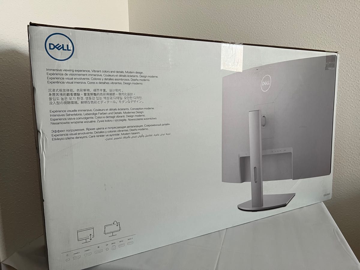 完品動作確認済み】DELL 31 5インチワイドモニター 4K 湾曲 VA S3221QS