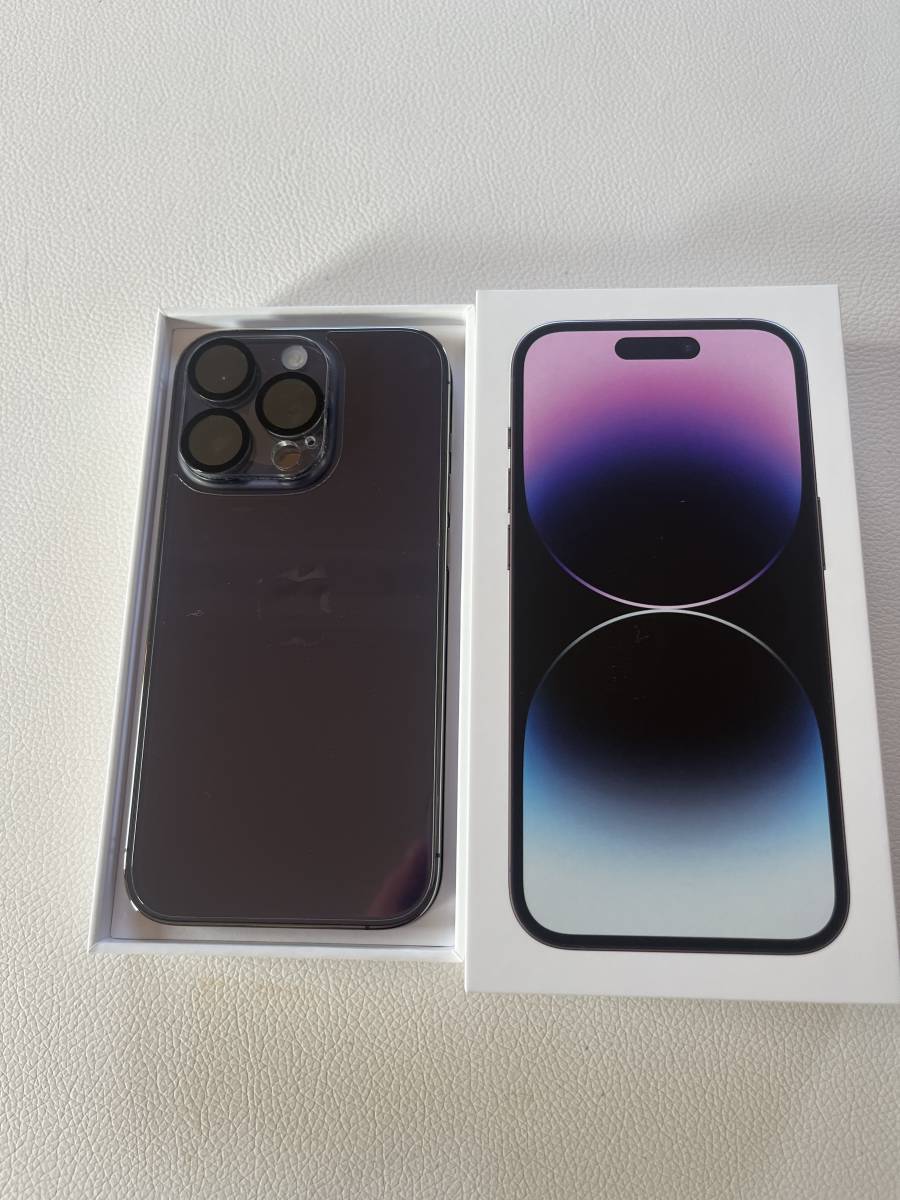 iphone14 pro 128GB 国内版SIMフリー パープル 残債無し 付属品未使用