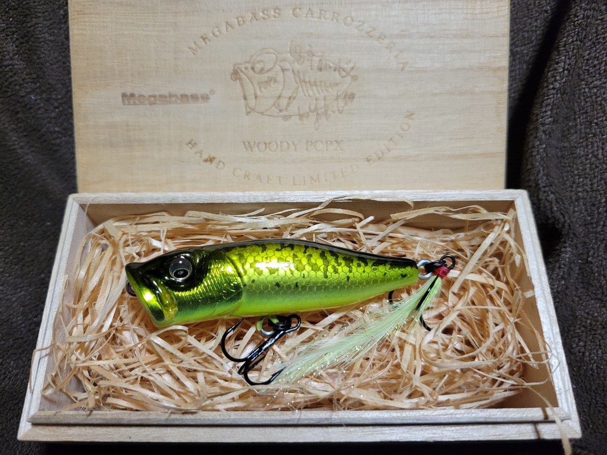 ★Megabass★WOODY POPX メガバス ウッディー ポップX CHART BELLY BASS 新品未使用品 Length 65.5mm Weight 1/4oz ポッパー 伊東 由樹_画像1