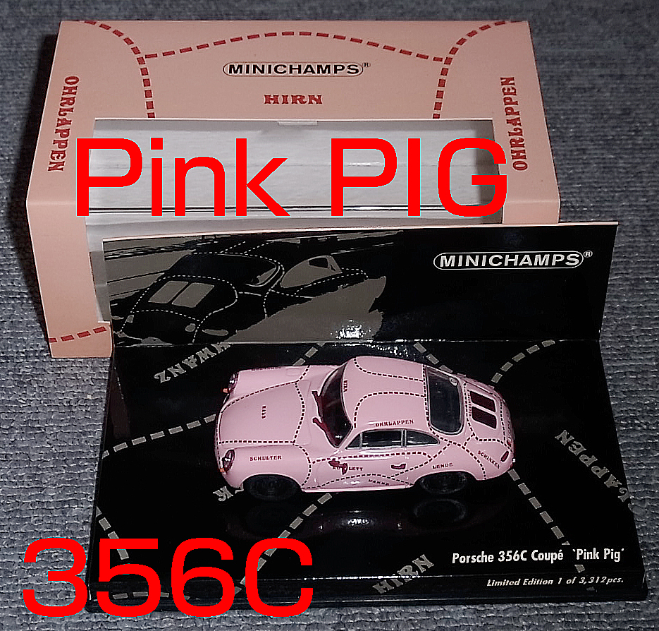 1/43 ポルシェ 356C ピンクピッグ クーペ PORSCHE PINK PIG