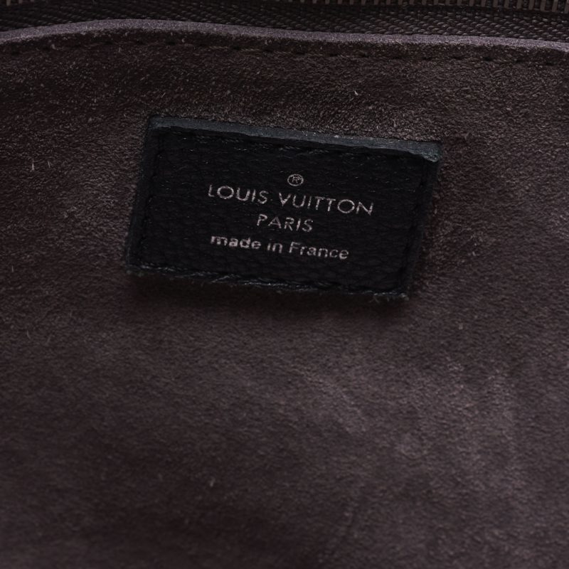 LOUIS VUITTON ルイヴィトン パルナセア ロックイットMM　２WAYハンドバッグ レザー×パイソ ノワール（シルバー金具）_画像9