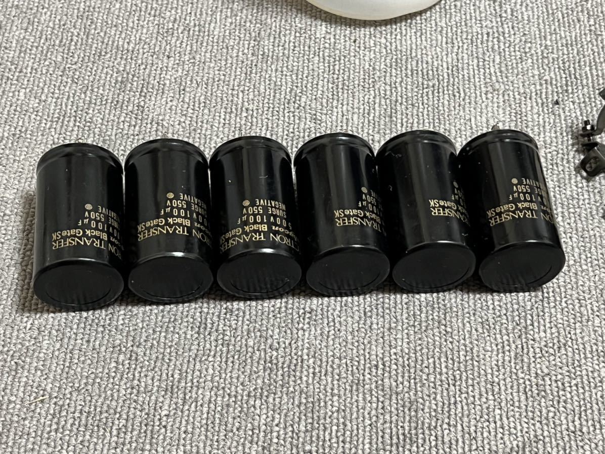 RUBYCON BLACK GATE SK ! 500V 100uf ! 動作品!6本!安心してご RUBYCON BLACK GATE SK ! 500V 100uf ! 動作品!6本!安心してご