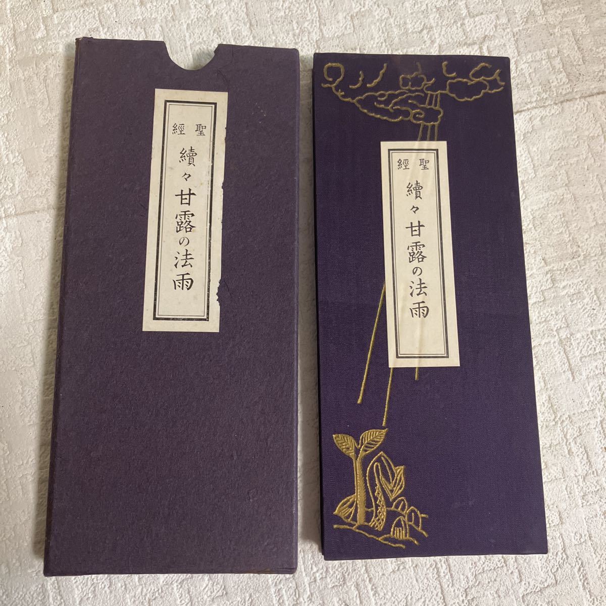 e846-60 聖経 甘露の法雨 続々甘露の法雨 2冊 まとめて 生長の家 e846-60 聖経 甘露の法雨 続々甘露の法雨 2冊 まとめて 生長の家
