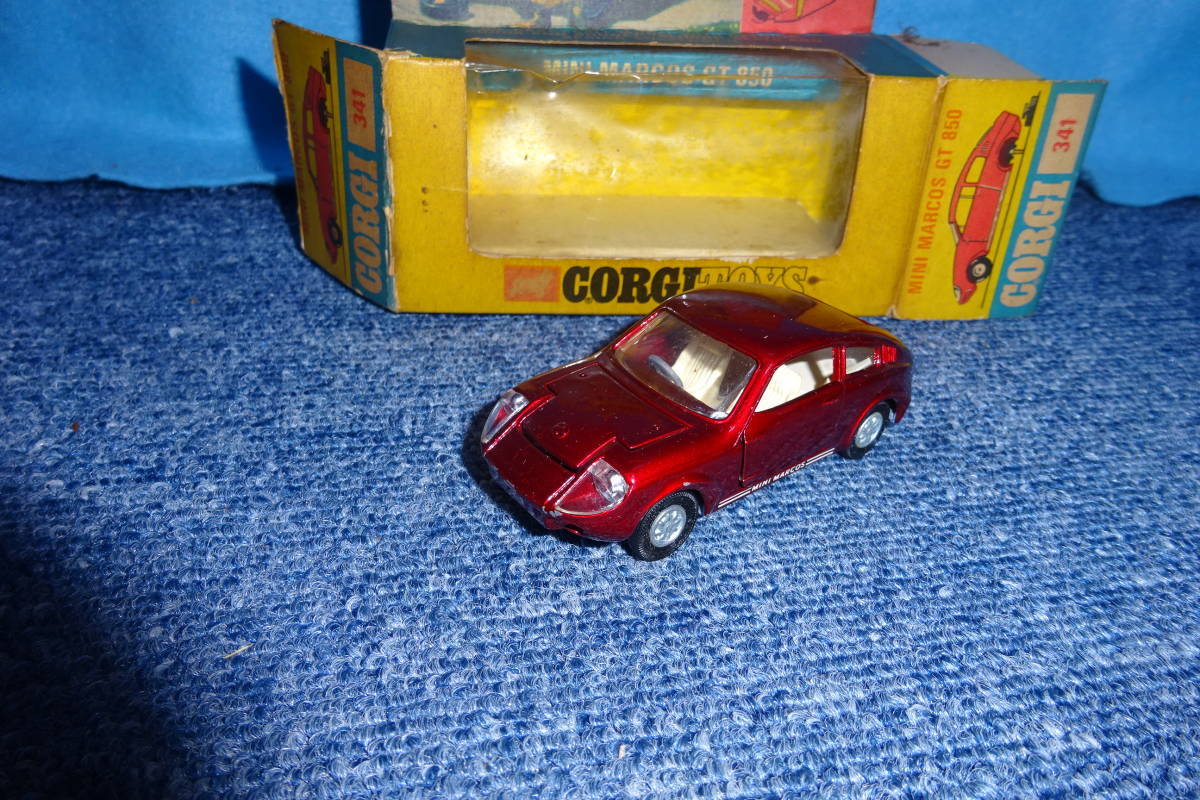 本物の MINI MARCOS GT 850 ミニ マーコス GT850 タイヤ脱着ギミック コーギー 本物の MINI MARCOS GT 850 ミニ マーコス GT850 タイヤ脱着ギミック コーギー